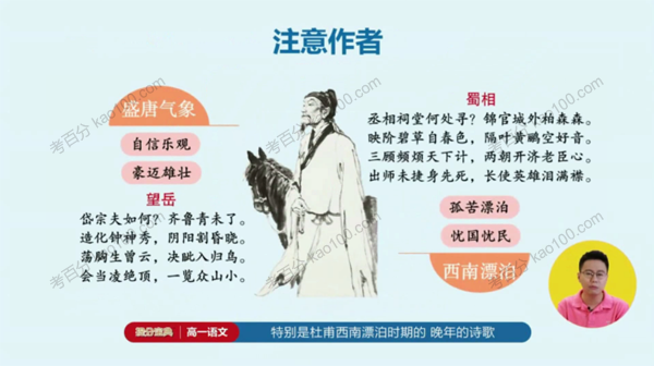 徐淳 高一语文提分宝典教学视频(4大板块全套)