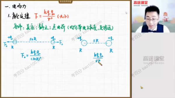 张展博 高二物理2020年秋季班
