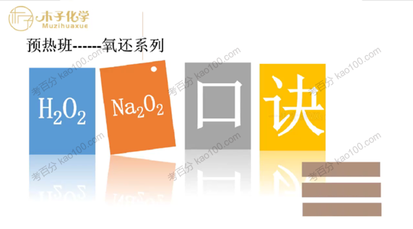 木子 2023年高考化学一轮复习预热班