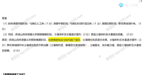 刘勖雯 2022年高考地理创新模拟题班