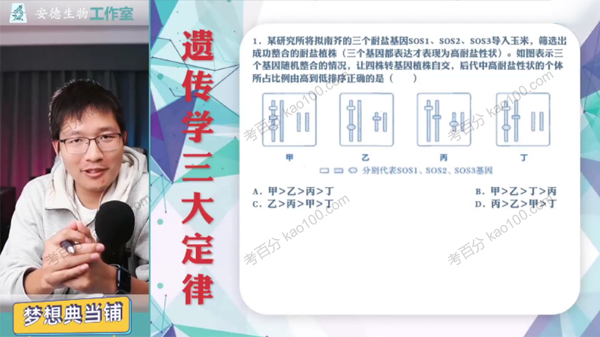 李林 2022届高考生物三轮复习梦想冲分营