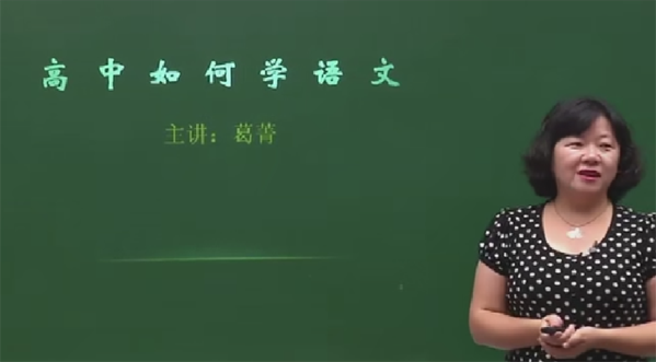 葛菁 高一语文同步课程