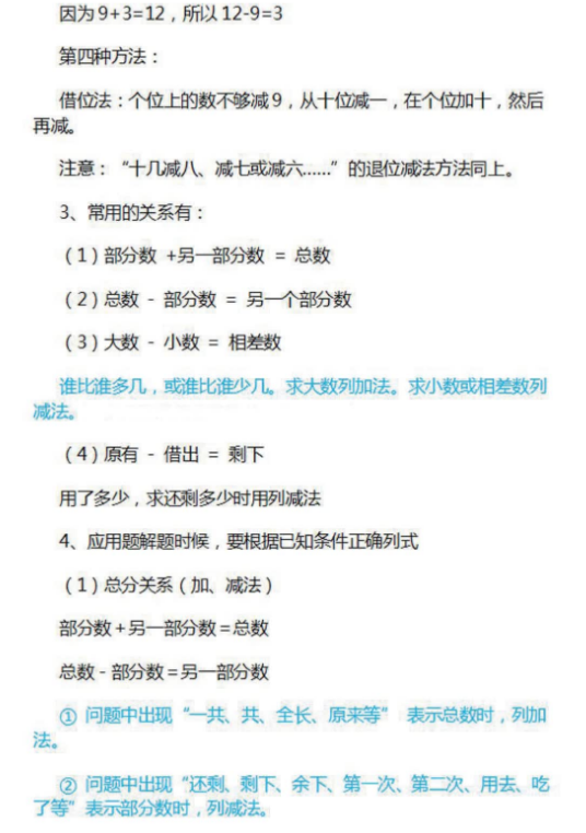 一年级下册数学北师大版知识要点汇总 小学1年级知识点+易错点汇总 (2).png