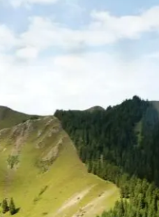 黛色的山脉