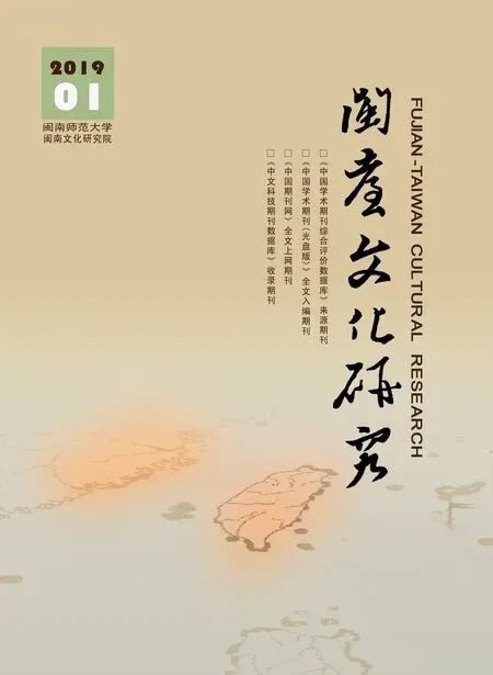 闽台文化研究2019年全部期数