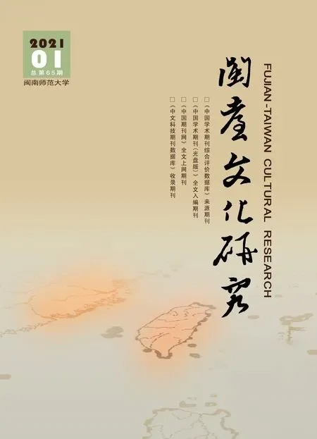 闽台文化研究2021年全部期数