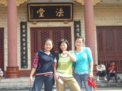 弘法寺前  合影